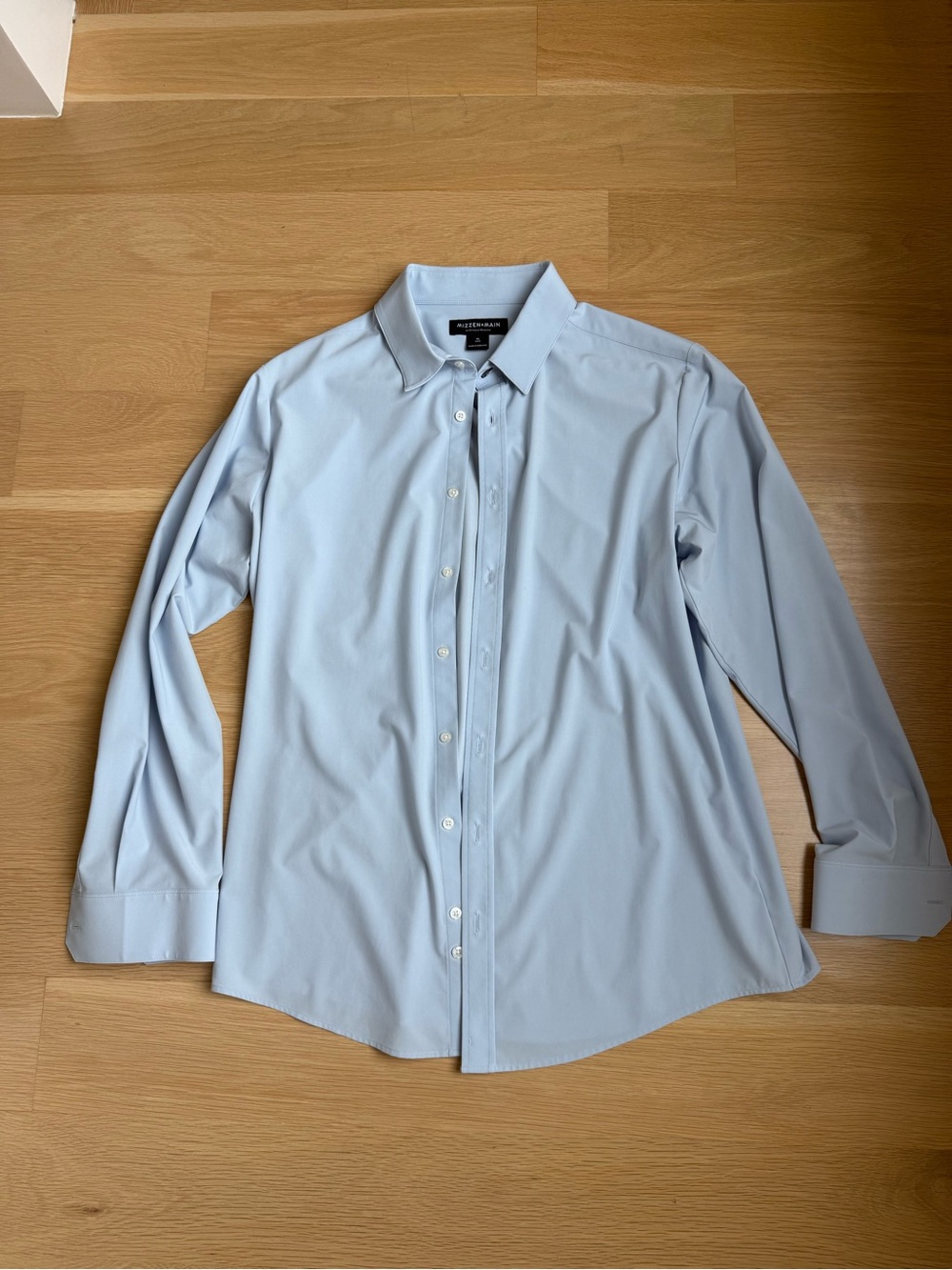 Mizzen+Main Light Blue Classic Dress Shirt